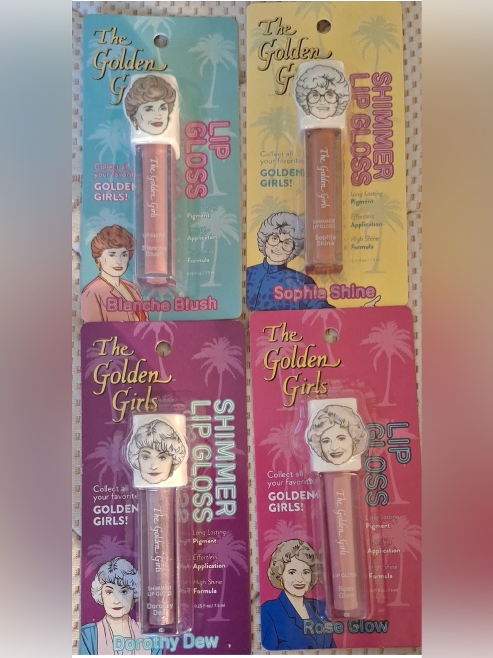 Golden Girls Shimmer Lip Gloss Set